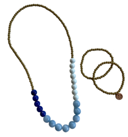 Bybjor Colorful Olive Beads Bracelet