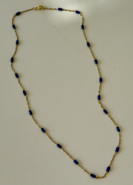 Bybjor Cobalt & Tube Necklace