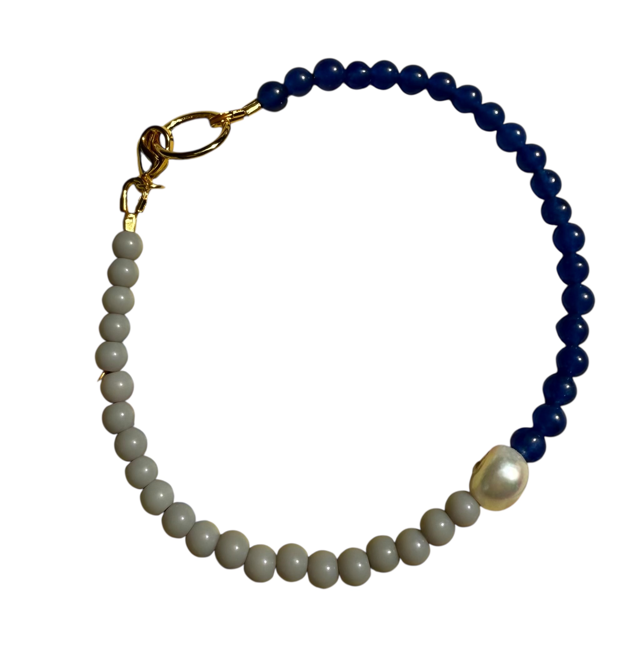 Bybjor Cobalt & Pearl Bracelet