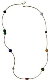 Kyoto Ltd. Edition Stone & Tube Necklace
