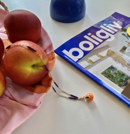 Bybjor Orange Golden Necklace
