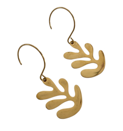 Bybjor "La gerbe" Golden Earrings