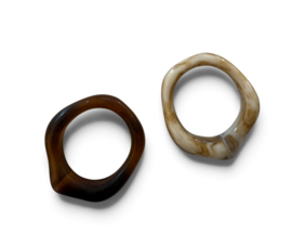 Bybjor Organic Shape Resin Ring