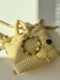 Bybjor Olive & Color Beads Bracelet