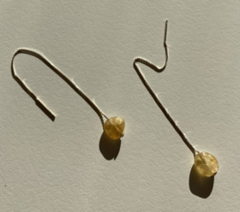 Citrine Threader Earrings