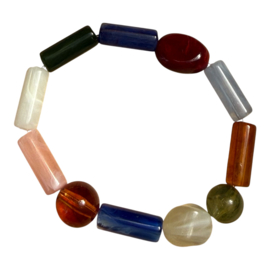 Bybjor Pebble & Tube Bracelet