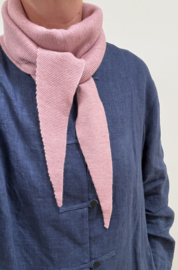 Bybjor Merino Wool Large Scarf "Vintage Pink-Melange"