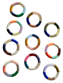 Bybjor Rainbow Bracelets Pakket 10 stuks "COLORFUL"