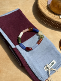 Bybjor Pebble & Tube Bracelet