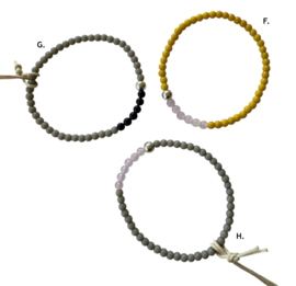 Bybjor Colorful Beads & Jade Bracelet