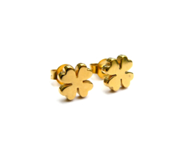 CLOVER earstuds gold