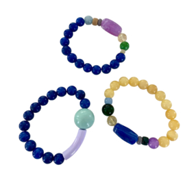 Bybjor Colorful Stone Festival Bracelet