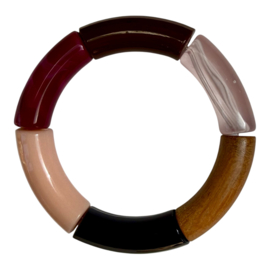 Bybjor "Color & Wood" Rainbow Bracelet Collection 08