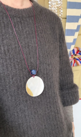 Bybjor Leather Cord Pendant Necklace