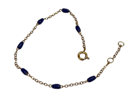 Bybjor Cobalt & Tube Bracelet