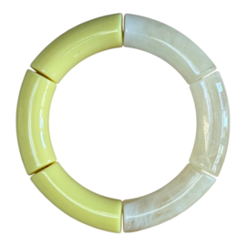 Bybjor Sunny Sorbet Rainbow Bracelet Sunny Lemon