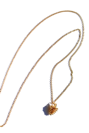 Bybjor Pine Cone Golden Necklace