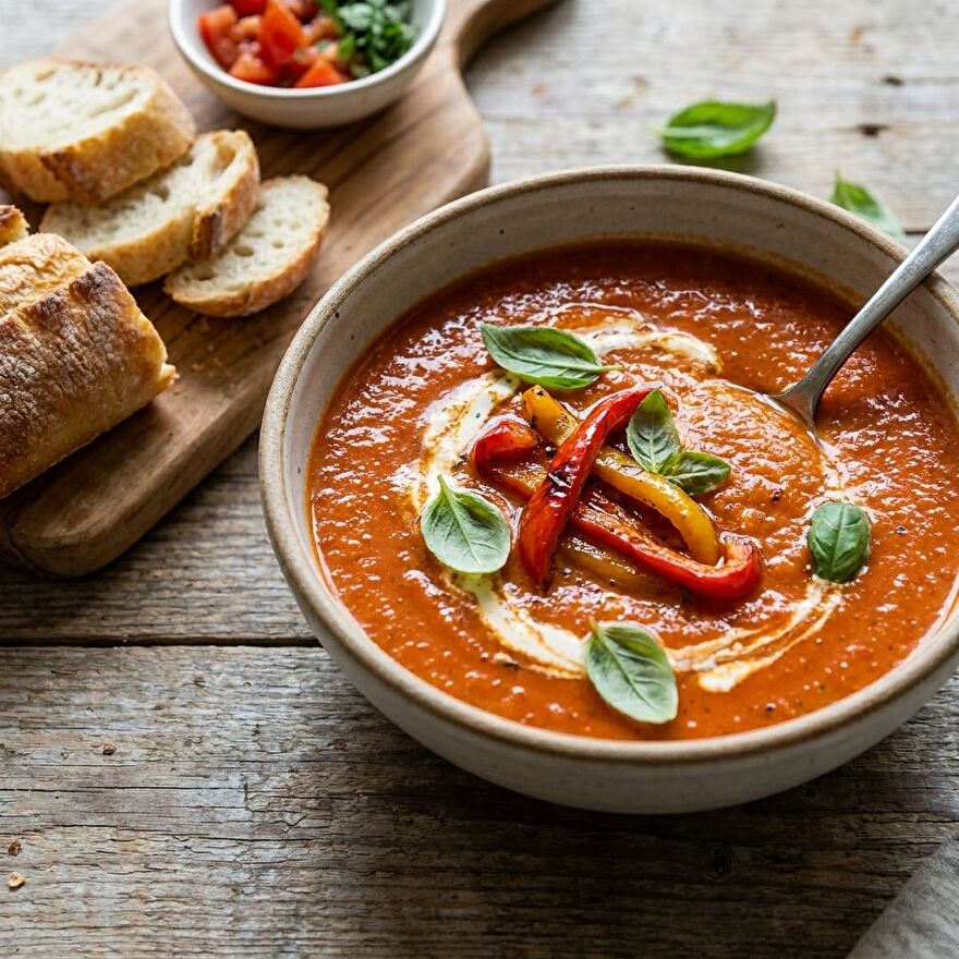 collageen recept tomaten paprika soep