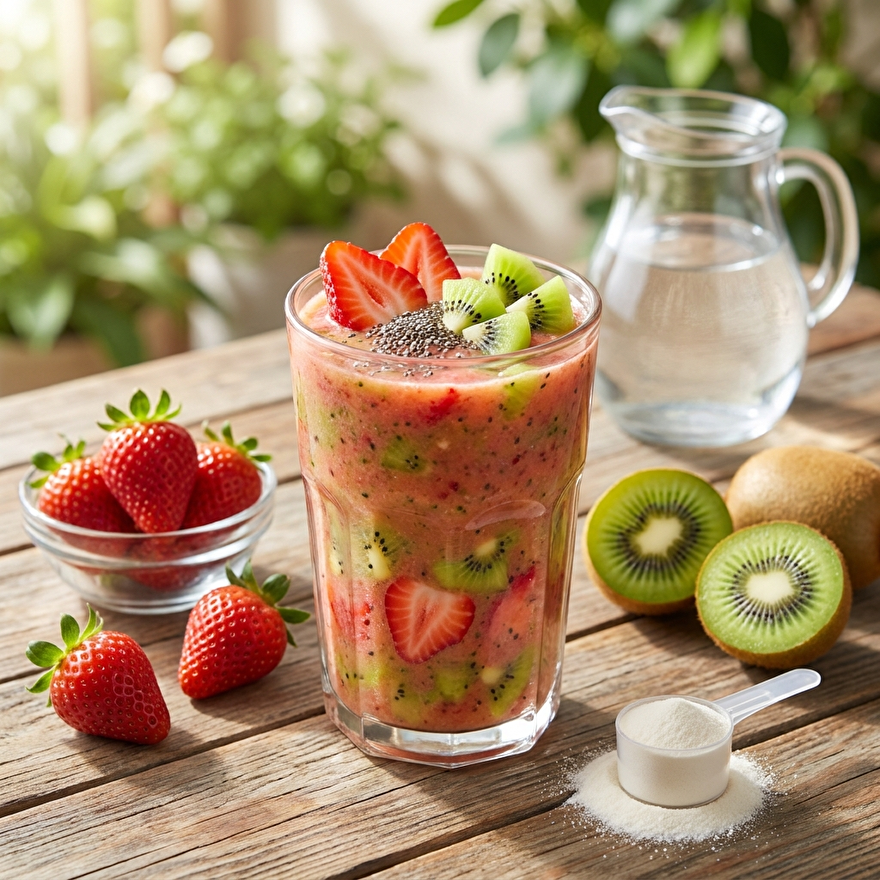 collageen puur smoothie, shake, koffie, thee