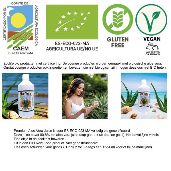 biologische aloe vera ecolife