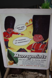 dun metalen plaat "Murraymints"