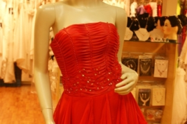 Strapless korte jurk  ( Nr.  K-02 )