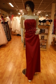 Galajurk Strapless  MLS -1225 (bordeauxrood )