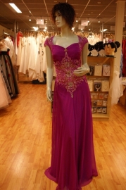 Chique galajurk met  gedrapeerde taille SYR - 906268