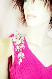Galajurk one shoulder MD-B0330 fuchsia