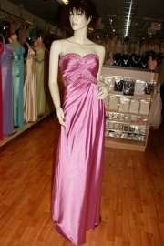 Hartvorm strapless galajurk SYR M0029 rose