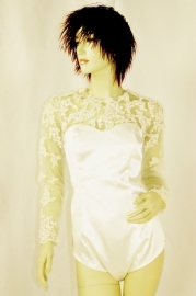 Strapless of met mouwen/blouse Sisi model bruidsjurk 28205