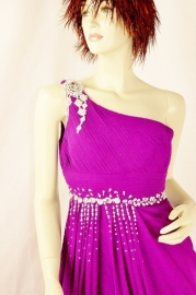 Galajurk one shoulder MLS - 2198 paars