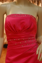 Galajurk Strapless  MLS -1225 ( fucsia )