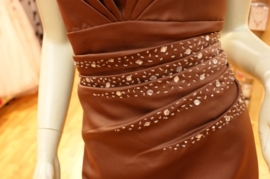 Chique galajurk met  gedrapeerde taille SYR - 906268