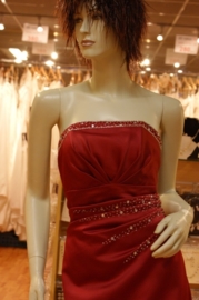 Galajurk Strapless  MLS -1225 (bordeauxrood )
