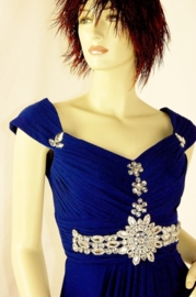 Galajurk met kapmouwtje MLS - 2191 blauw