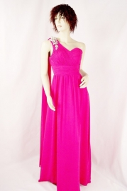 Galajurk one shoulder MD-B0330 fuchsia