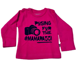 Longsleeve maat 50/56 - Posing for the Mamarazzi