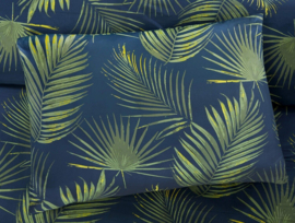Palm bladeren - Lits Jumeaux dekbedovertrek met 2 kussenslopen