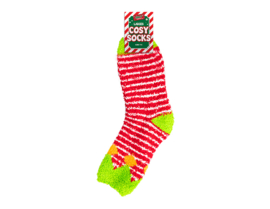 3 paar fluffy kerst sokken - maat 37 / 40