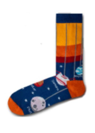 Fun sokken - set van 3 paar ruimtevaart - maat 39 tot 45