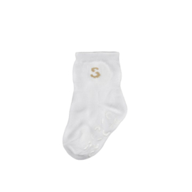 STUCKIES® anti slip sokken in wit (WHITE) maat 16/18