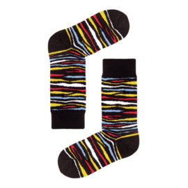 Zebra Colours - gestreepte sokken - natural vibes - maat 41/46