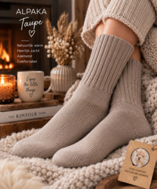 Alpaca thermosokken dames – warm en zacht