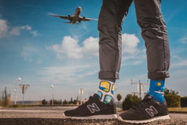 Mismatched sokken - Airplanes  - 2 verschillende sokken - maat 40/43