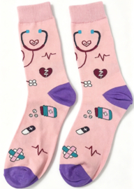 Zorgsokken roze – Hart & Zorg