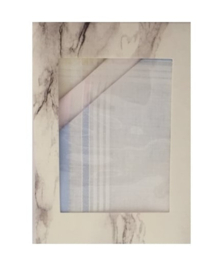 Dames zakdoeken -6 stuks in cadeaudoosje - 100% katoen