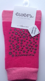 Anti slip kniebeschermers / Kniepads  Ewers Krabbelfix Fuchsia maat 86/92 (12-18 mnd)