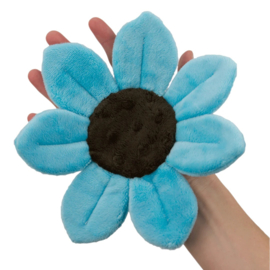 Mini Blooming Bath baby washand  - was bloem - Blauw