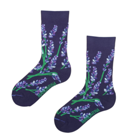 Mandarina Socks Lavendel – paarse bloemensokken
